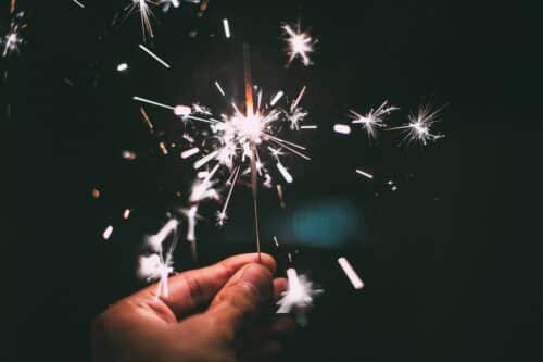 new years eve sparkler sparks 1283521